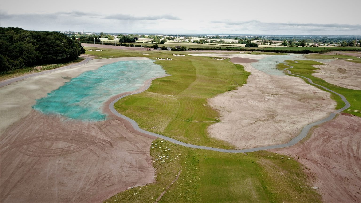 New build golf course construction John Greasley Ltd